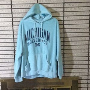 Blue hoodie